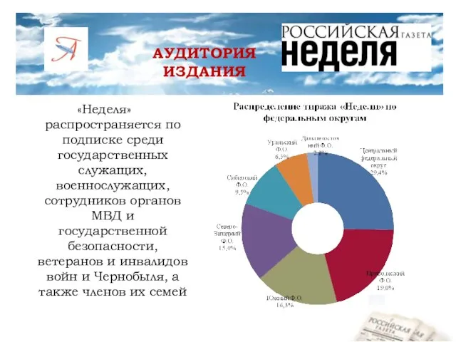 «Неделя» распространяется по подписке среди государственных служащих, военнослужащих, сотрудников органов МВД и