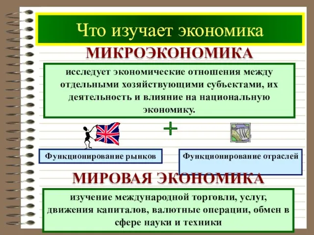 Что изучает экономика МИКРОЭКОНОМИКА исследует экономические отношения между отдельными хозяйствующими субъектами, их