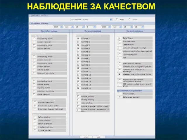 НАБЛЮДЕНИЕ ЗА КАЧЕСТВОМ