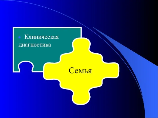 Клиническая диагностика Семья