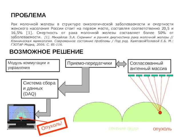 Рак молочной железы в структуре онкологической заболеваемости и смертности женского населения России