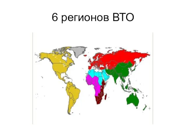 6 регионов ВТО