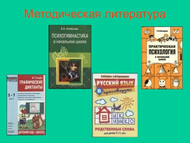 Методическая литература