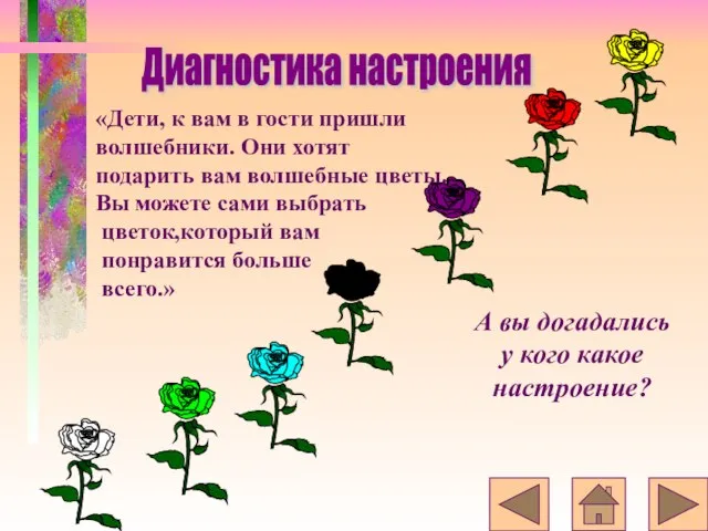 «Дети, к вам в гости пришли волшебники. Они хотят подарить вам волшебные