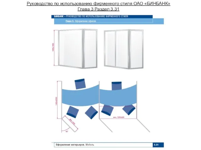 Руководство по использованию фирменного стиля ОАО «БИНБАНК» Глава 3 Раздел 3.31