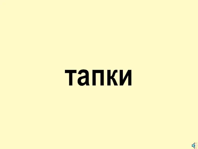 тапки