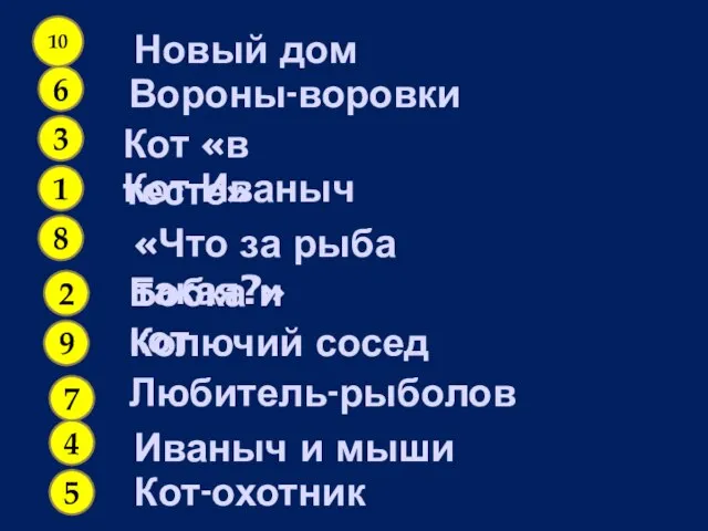 Кот Иваныч Бобка и кот Кот «в тесте» Иваныч и мыши Кот-охотник