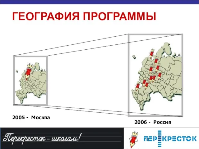 ГЕОГРАФИЯ ПРОГРАММЫ 2005 - Москва 2006 - Россия