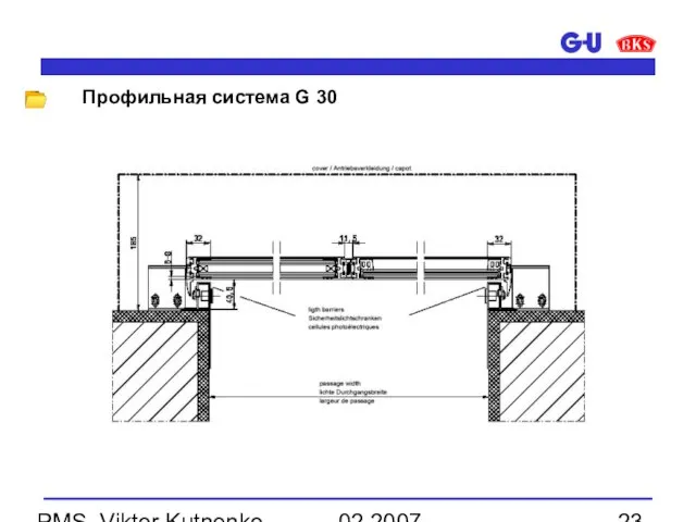 02.2007 PMS, Viktor Kutnenko Профильная система G 30