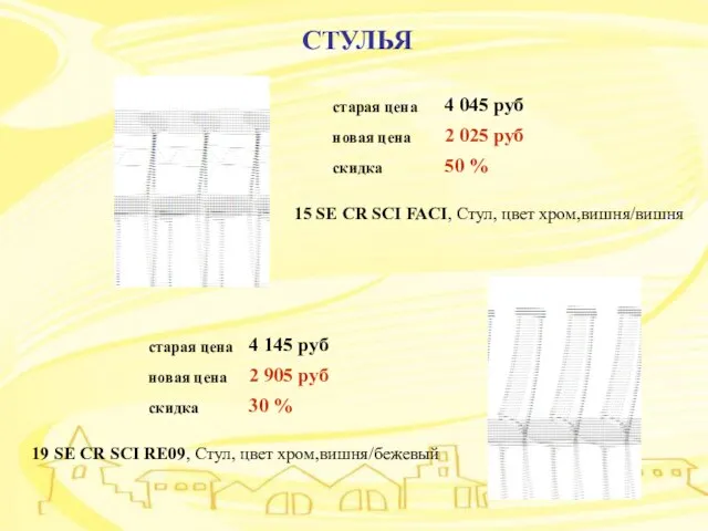 СТУЛЬЯ СТУЛЬЯ 15 SE CR SCI FACI, Стул, цвет хром,вишня/вишня 19 SE