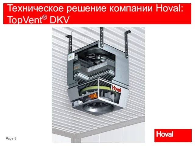 Техническое решение компании Hoval: TopVent® DKV