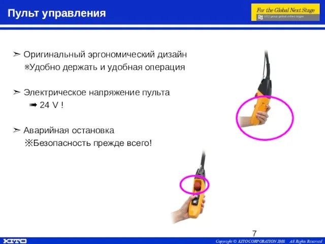 Пульт управления ➣ Оригинальный эргономический дизайн ※Удобно держать и удобная операция ➣