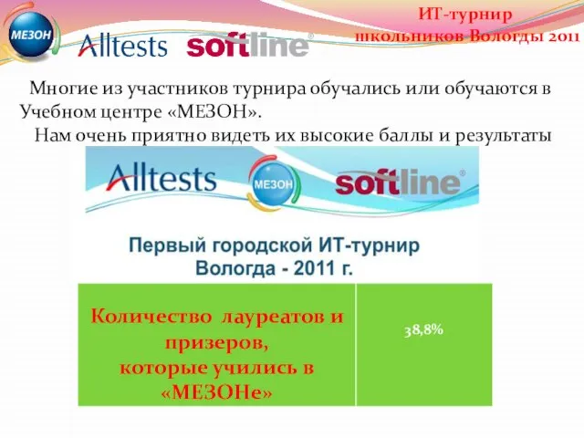 Многие из участников турнира обучались или обучаются в Учебном центре «МЕЗОН». Нам