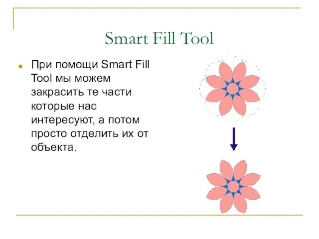 Smart Fill Tool При помощи Smart Fill Tool мы можем закрасить те