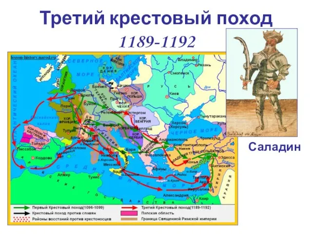 Третий крестовый поход 1189-1192 Саладин