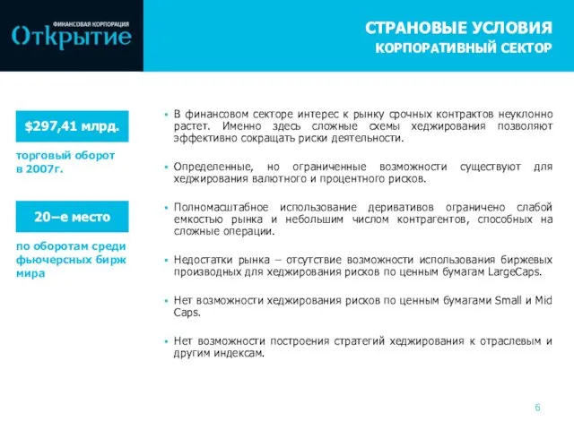 В финансовом секторе интерес к рынку срочных контрактов неуклонно растет. Именно здесь