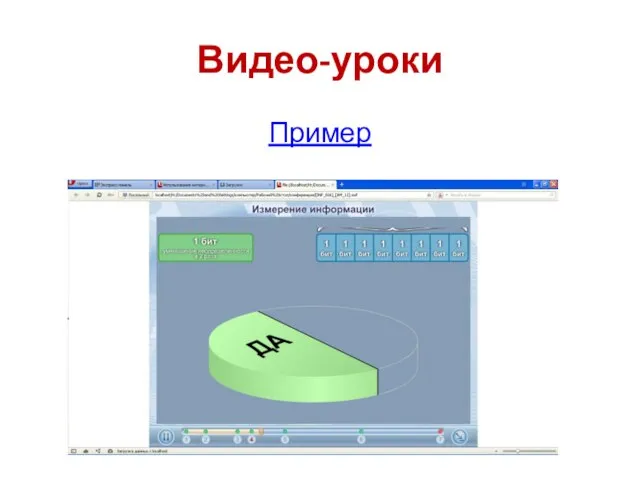 Видео-уроки Пример