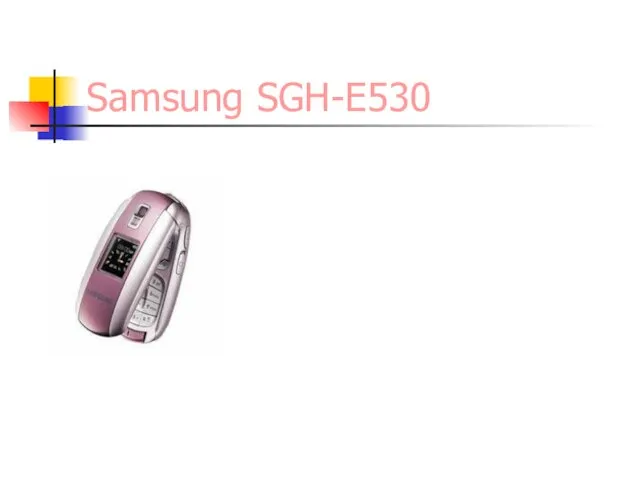 Samsung SGH-E530