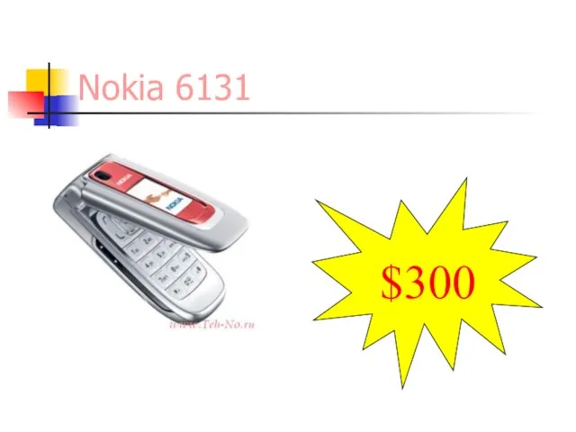 Nokia 6131 $300