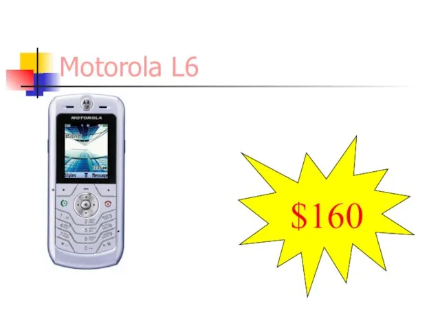 Motorola L6 $160