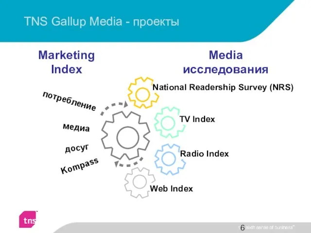 Marketing Index Media исследования TNS Gallup Media - проекты потребление медиа досуг