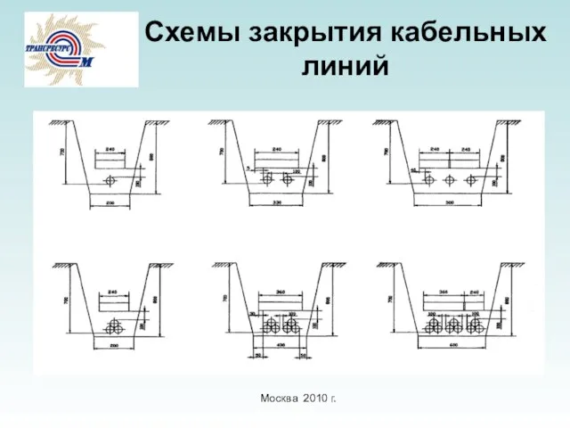 Схемы закрытия кабельных линий Москва 2010 г.