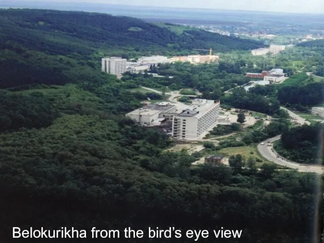 Belokurikha from the bird’s eye view
