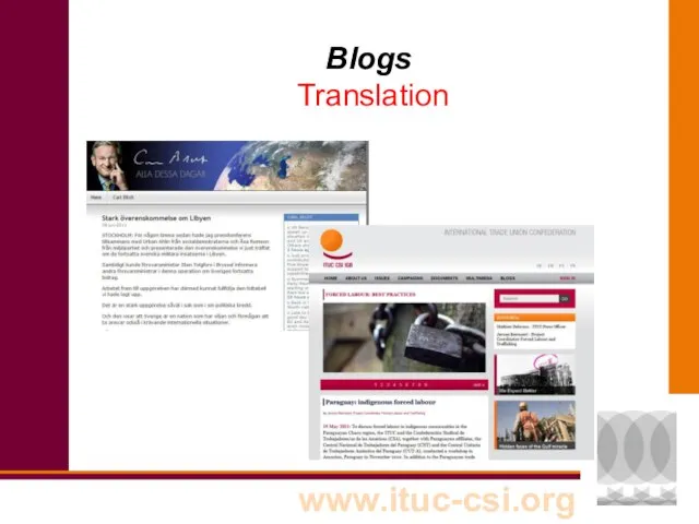 Blogs Translation