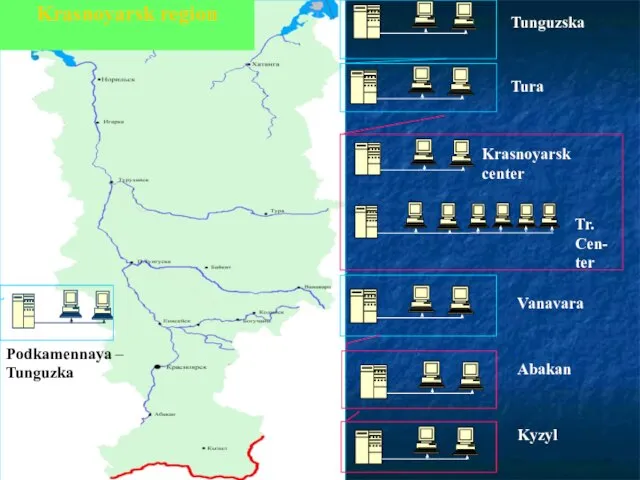 Krasnoyarsk region Tura Tunguzska Abakan Kyzyl Vanavara Podkamennaya – Tunguzka