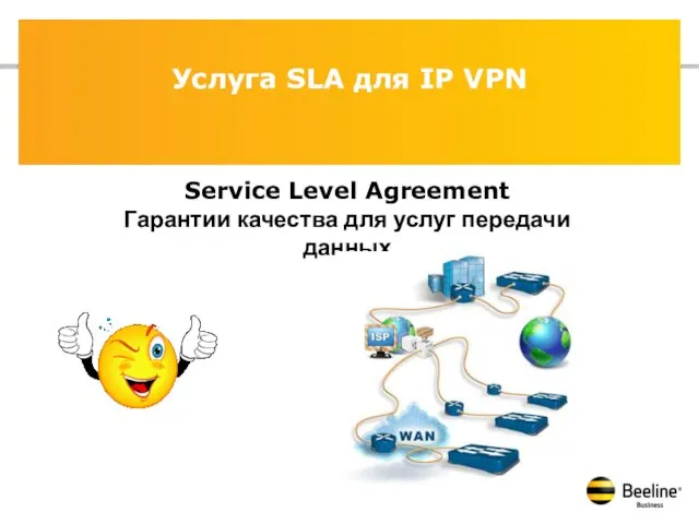 Услуга SLA для IP VPN Service Level Agreement Гарантии качества для услуг передачи данных