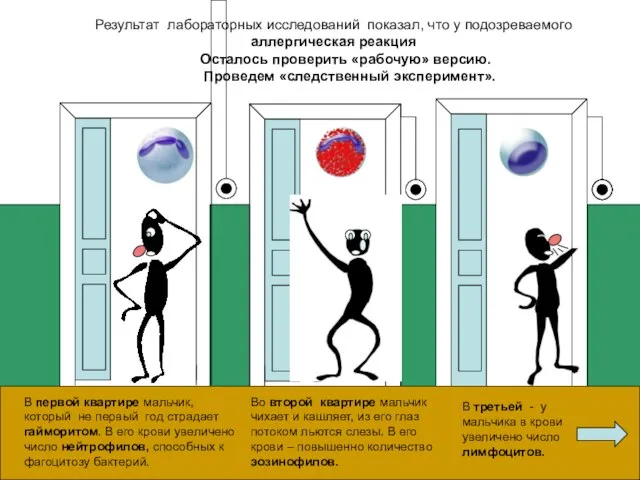 В первой квартире мальчик, который не первый год страдает гайморитом. В его