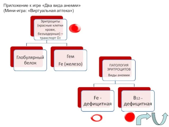 Приложение к игре «Два вида анемии» (Мини-игра: «Виртуальная аптека»)