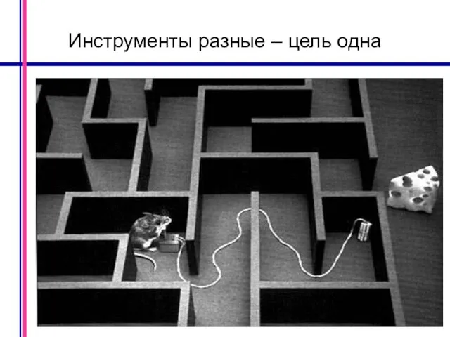 Инструменты разные – цель одна