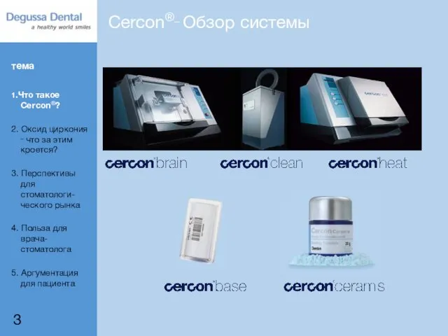 Cercon®_ Обзор системы