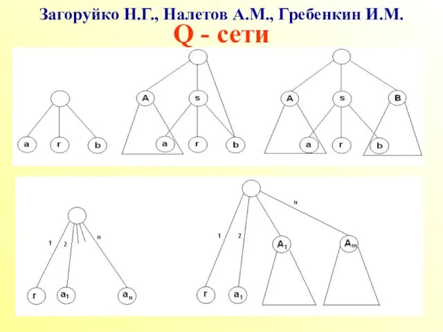 Загоруйко Н.Г., Налетов А.М., Гребенкин И.М. Q - сети