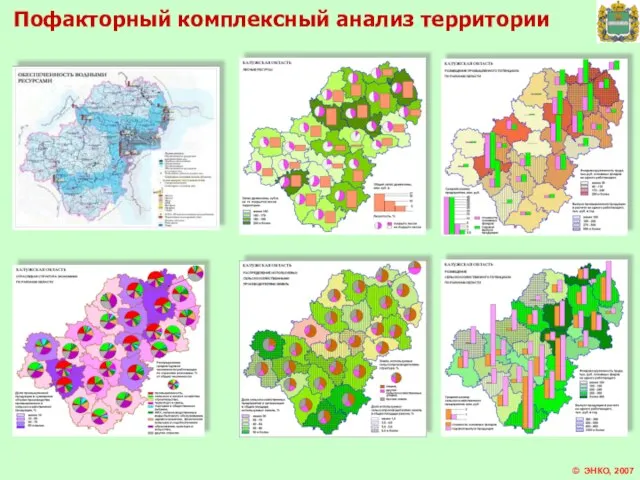 Пофакторный комплексный анализ территории © ЭНКО, 2007