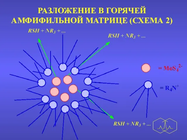 РАЗЛОЖЕНИЕ В ГОРЯЧЕЙ АМФИФИЛЬНОЙ МАТРИЦЕ (СХЕМА 2)