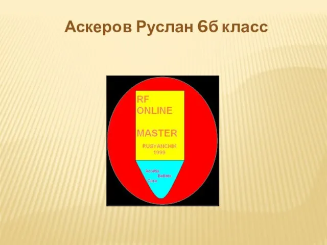 Аскеров Руслан 6б класс