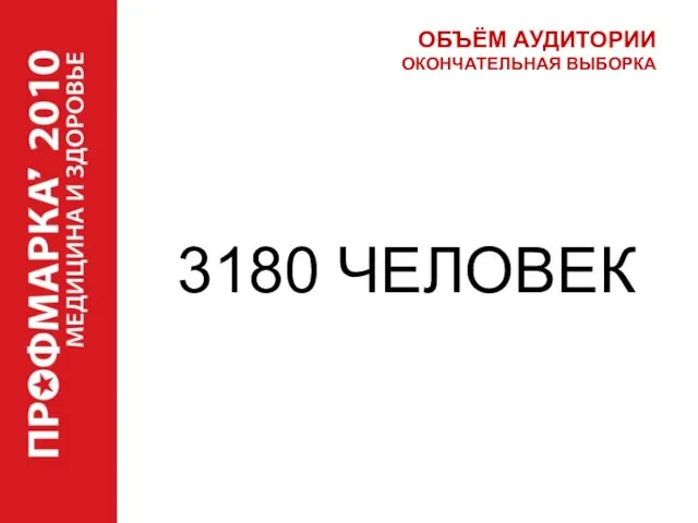 3180 ЧЕЛОВЕК ОБЪЁМ АУДИТОРИИ ОКОНЧАТЕЛЬНАЯ ВЫБОРКА