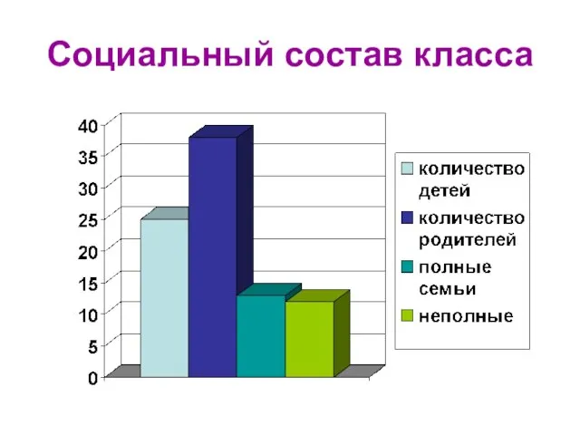 Социальный состав класса