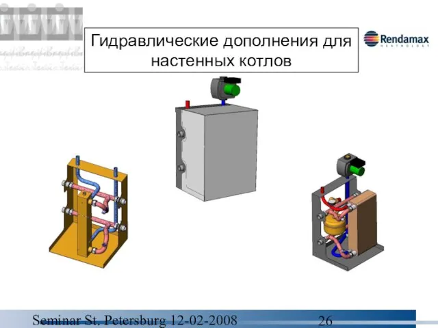 Seminar St. Petersburg 12-02-2008 Гидравлические дополнения для настенных котлов