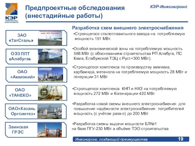 Строящегося сталеплавильного завода на потребляемую мощность 151 МВт. Предпроектные обследования (внестадийные работы)