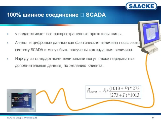 100% шинное соединение ? SCADA v поддерживает все распространенные протоколы шины. Аналог