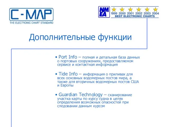 Дополнительные функции Port Info – полная и детальная база данных о портовых