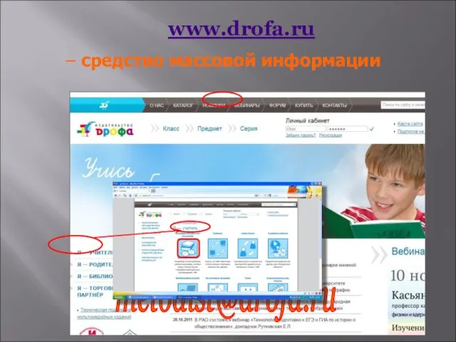 www.drofa.ru – средство массовой информации metodist@drofa.ru