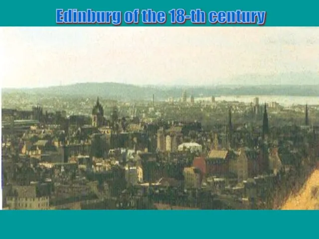 Edinburg of the 18-th century