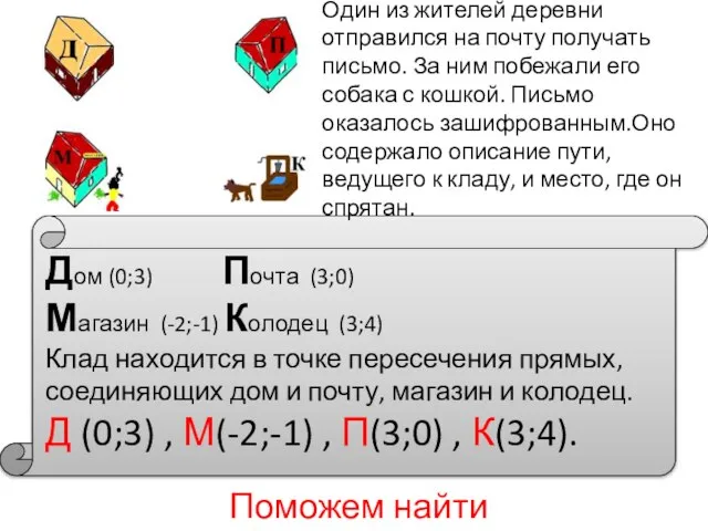 Один из жителей деревни отправился на почту получать письмо. За ним побежали