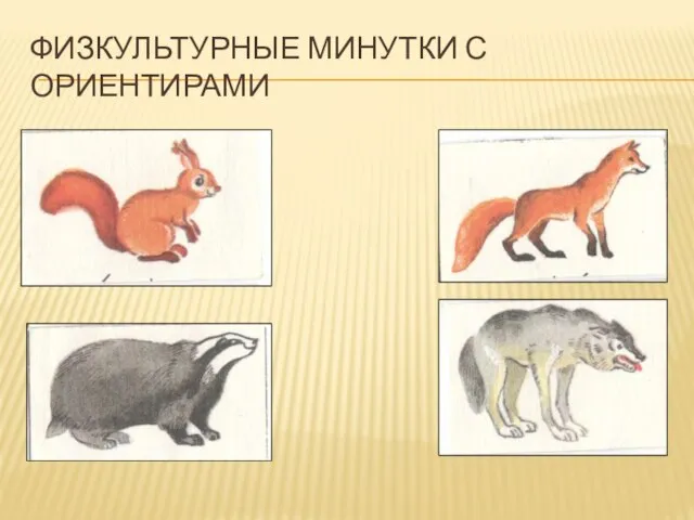 ФИЗКУЛЬТУРНЫЕ МИНУТКИ С ОРИЕНТИРАМИ