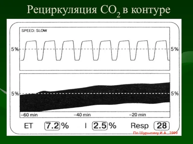 Рециркуляция СО2 в контуре По Шурыгину И.А., 2000