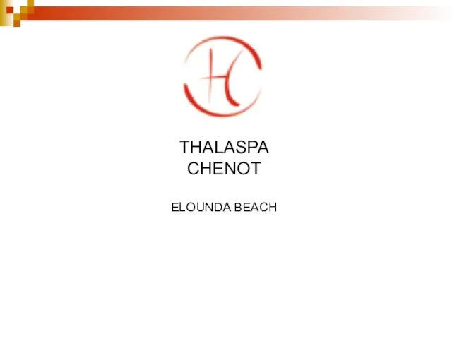 THALASPA CHENOT ELOUNDA BEACH